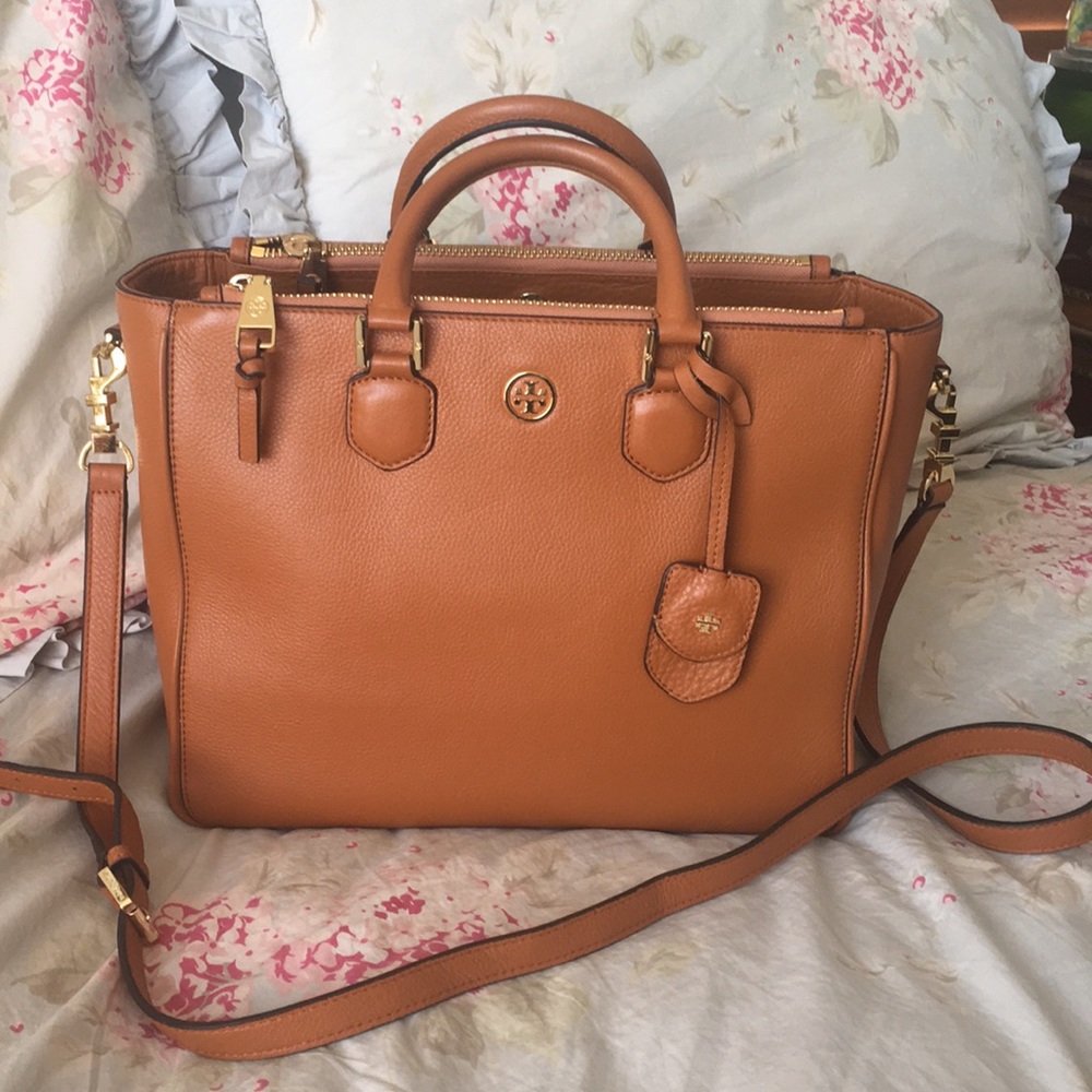 Tory Burch Pebbled Leather Robinson Tote